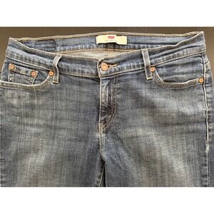 Levi's‎ Jeans 529 Curvy Fit Boot Cut Womens 12M Blue Mid-Rise Denim Stretch